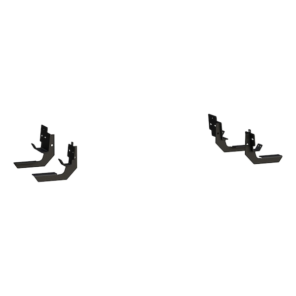 MEGA STEPS & BRACKETS RUNNING BOARD MOUNTING BRACKET BLACK TEXTURED PO